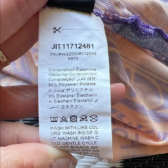 # 0660 **See through Multicolor Money Print Shirt - Picture 9 of 11